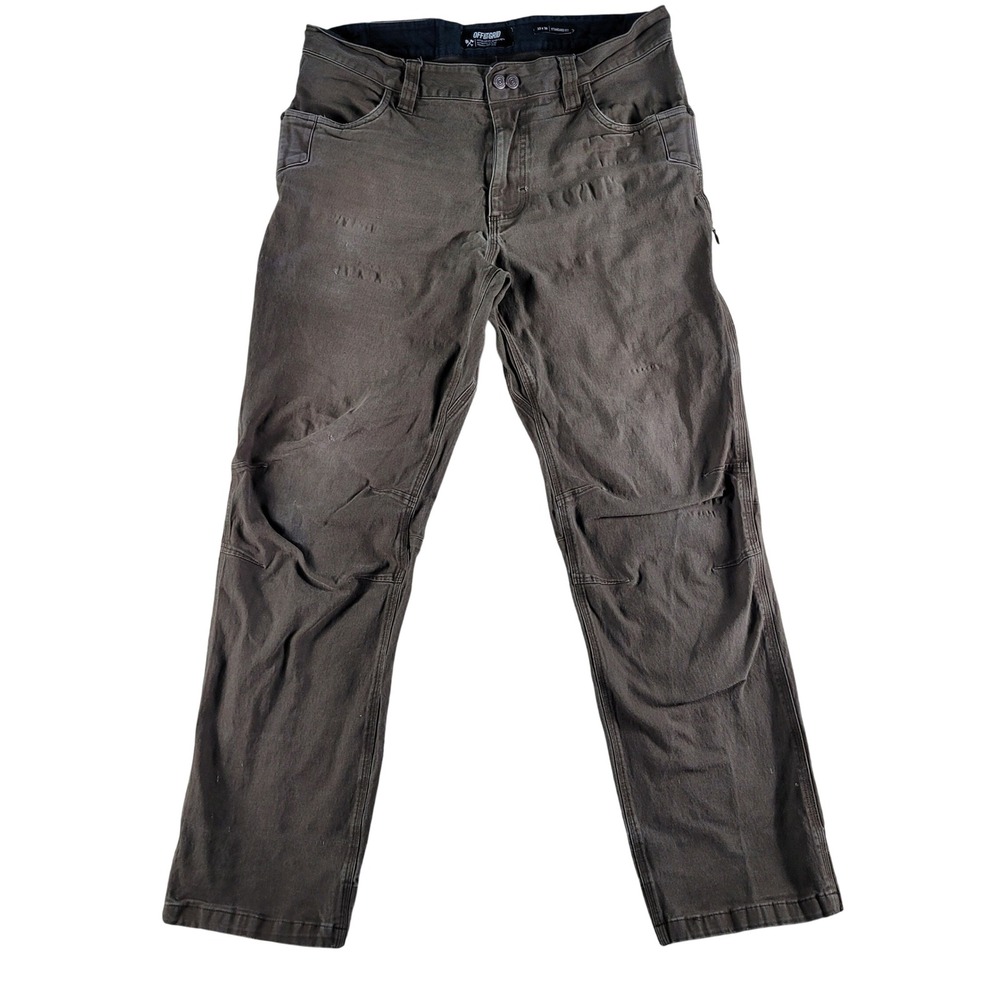 Off The Grid Trailblazer OTG Pants Men's 33x30 Brown Standard Fit DISTRESSED